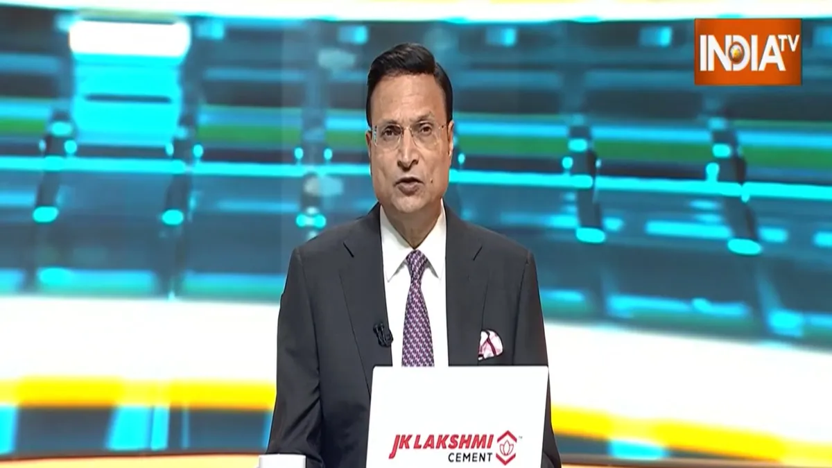 Aaj Ki Baat with Rajat Sharma. 
