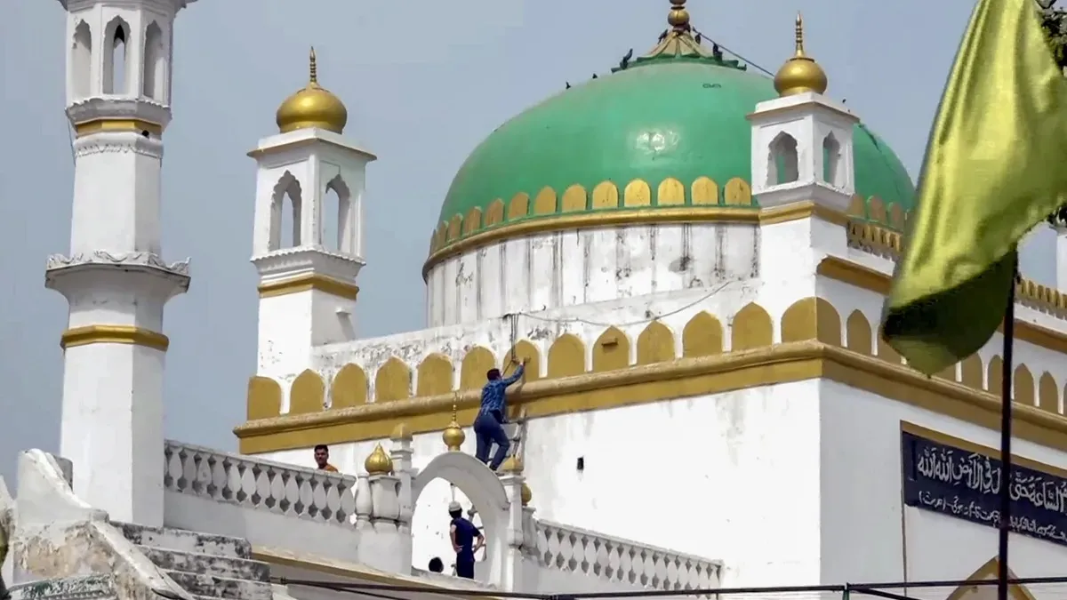 An file image of the Jama Masjid in Sambhal. 