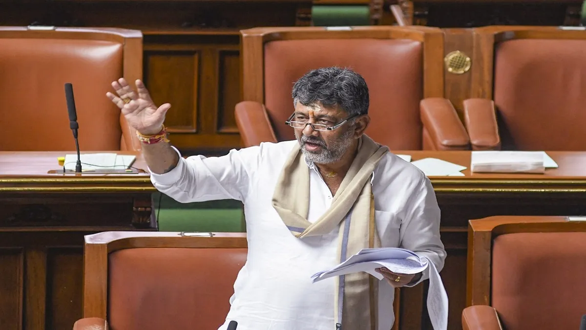 Karnataka Deputy Chief Minister DK Shivakumar.