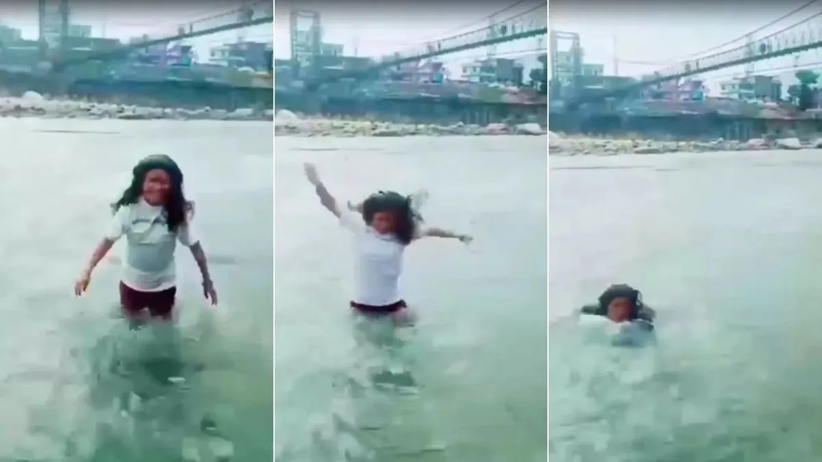 Woman drowns in Ganga while making a reel