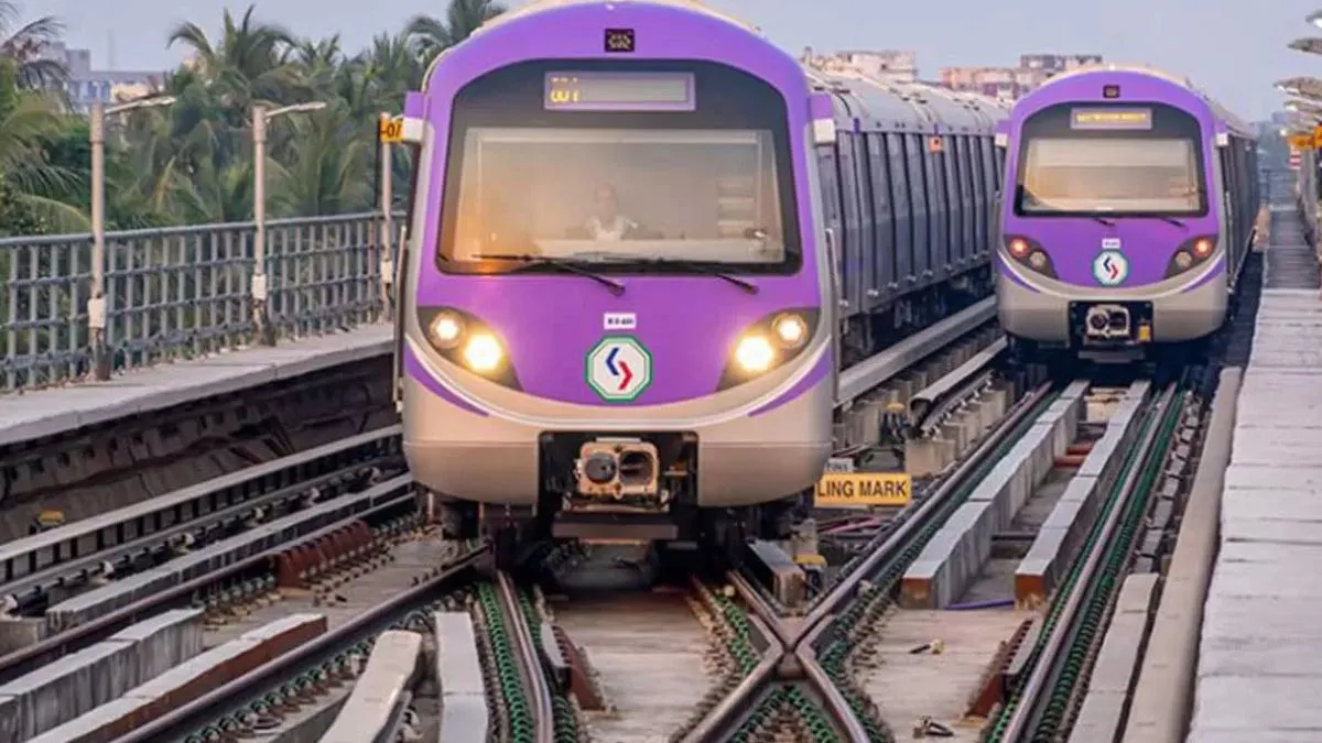 Kolkata Metro Purple line. 