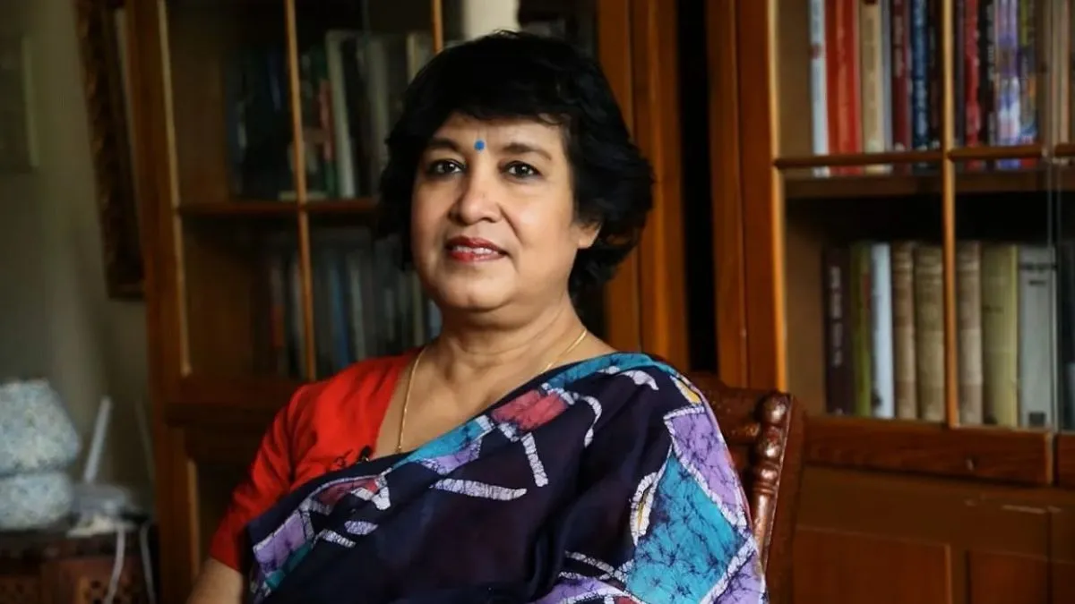 Bangladeshi writer Taslima Nasrin. 