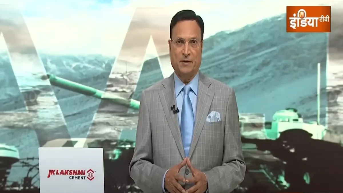 Aaj ki baat with Rajat Sharma.