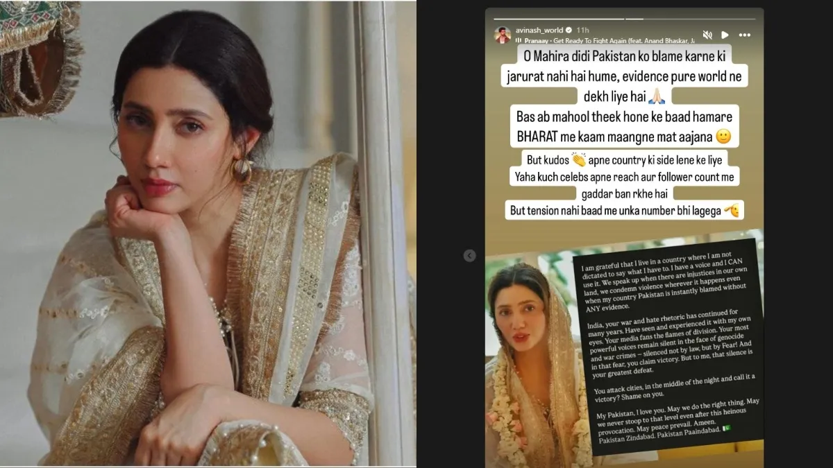 Bigg Boss 18 contestant Avinash Mishra has lashed out at Mahira Khan for defaming the Indian Army