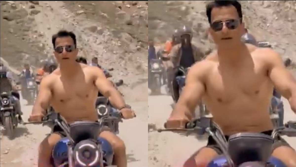 Himachal Police reacts to Sonu Sood’s video riding bike in Spiti valley without a helmet