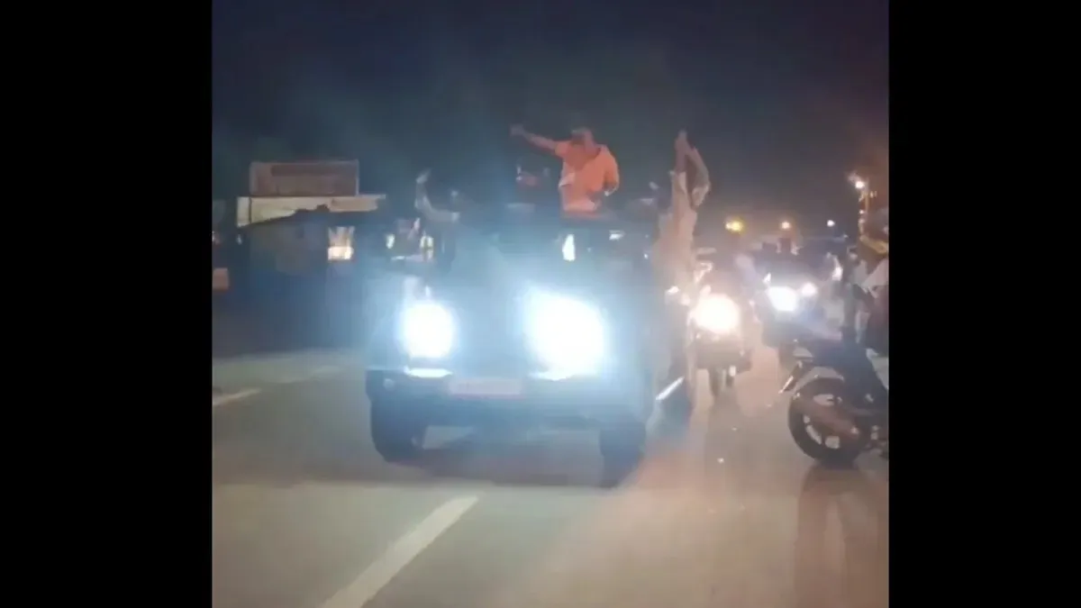 Karnataka gang rape accused celebrated bail with a victory rally.