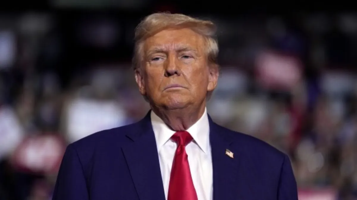 US President Donald Trump 