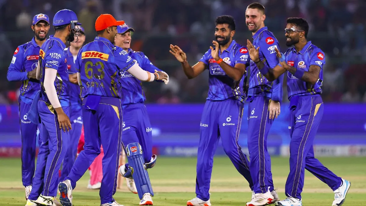 Mumbai Indians against Rajasthan Royals
