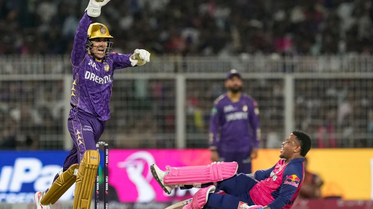 Kolkata Knight Riders against Rajasthan Royals
