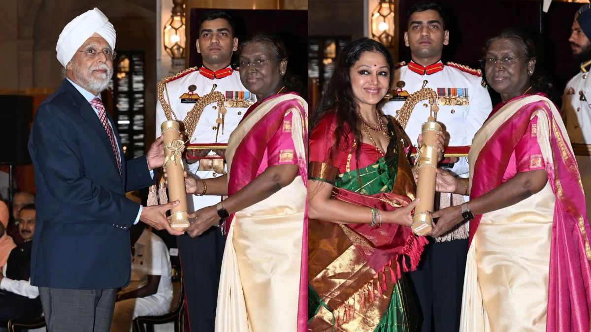 President Murmu presents the Padma Awards. 