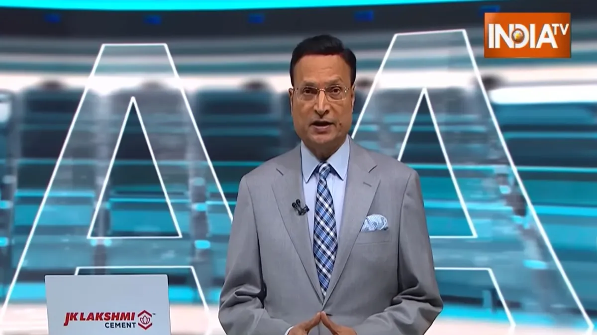 Aaj Ki Baat with Rajat Sharma. 