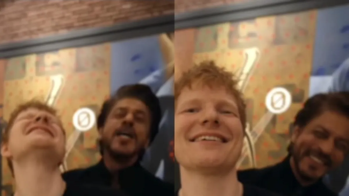 Shah Rukh Khan's cameo in Ed Sheeran's 'Sapphire'.