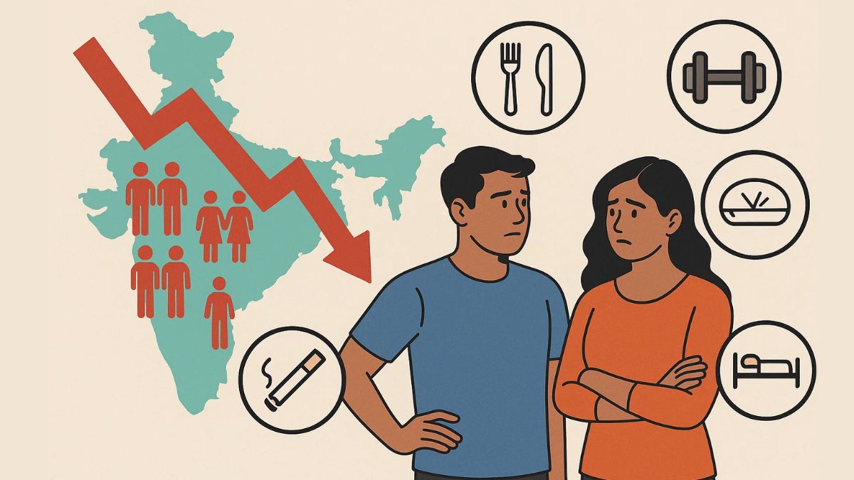 India's fertility rate drops below replacement level: Lifestyle changes to make to improve reproductive health
