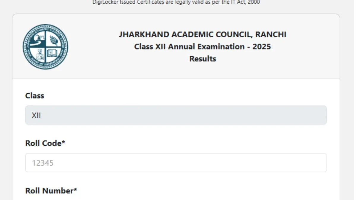 JAC Result 2025 declared