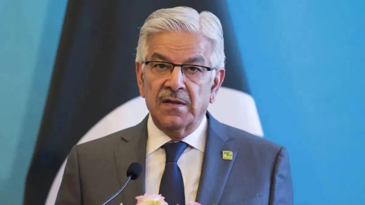 Pakistan Defence Minister Khawaja Asif. 