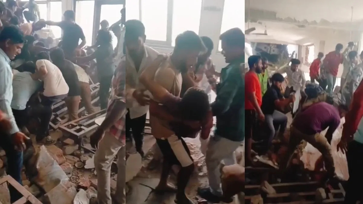 Video: Horrific visuals from BJ medical college's mess after Air India plane crashed in Ahmedabad