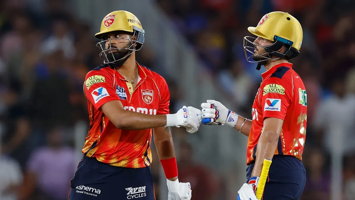 Shreyas Iyer and Nehal Wadhera stitched an 84-run partnership for Punjab Kings for the fourth wicket