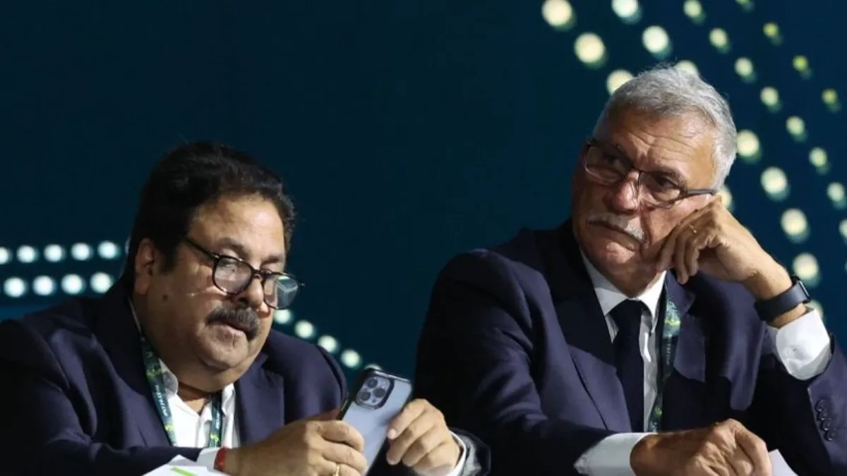 Rajeev Shukla and Roger Binny.