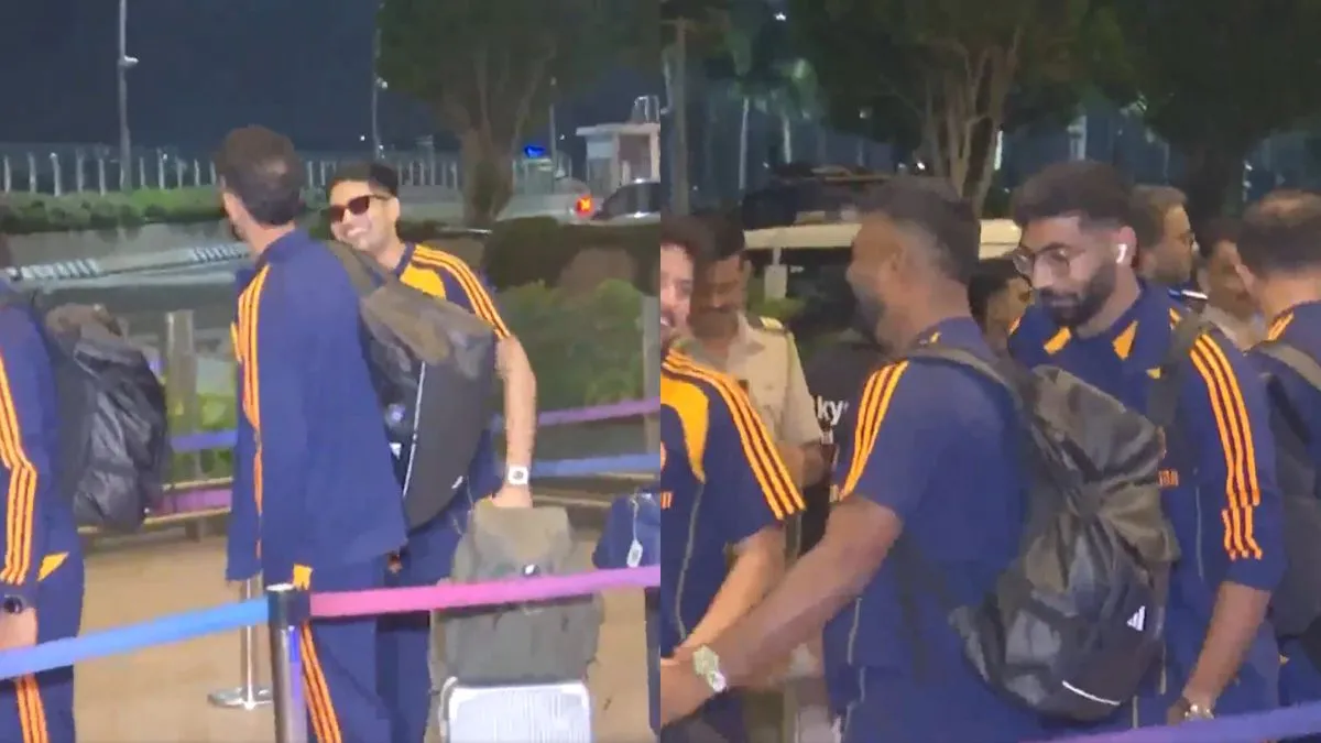 Team India leaving for England Team India leaving for England