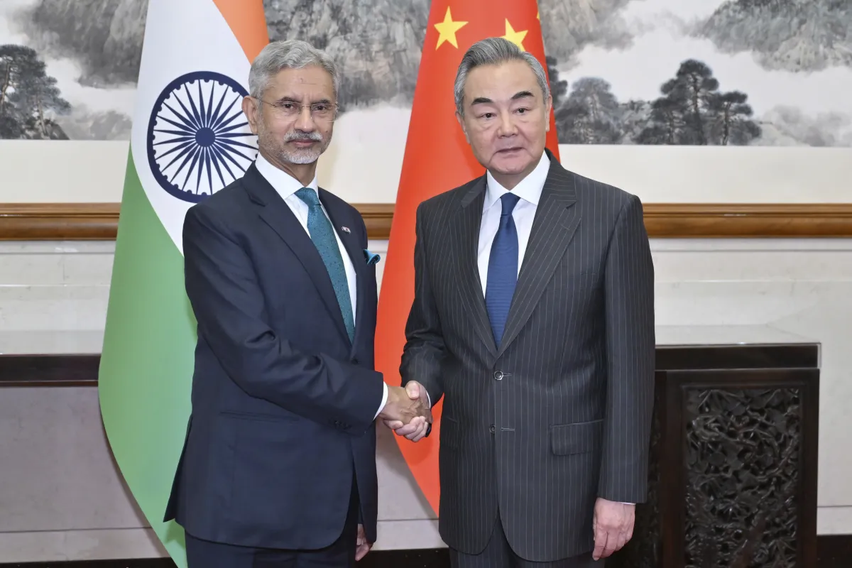File photo of EAM S Jaishankar with his Chinese counterpart Wang Yi 