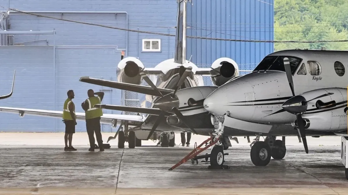 Jets at Youngstown-Warren Regional airport.