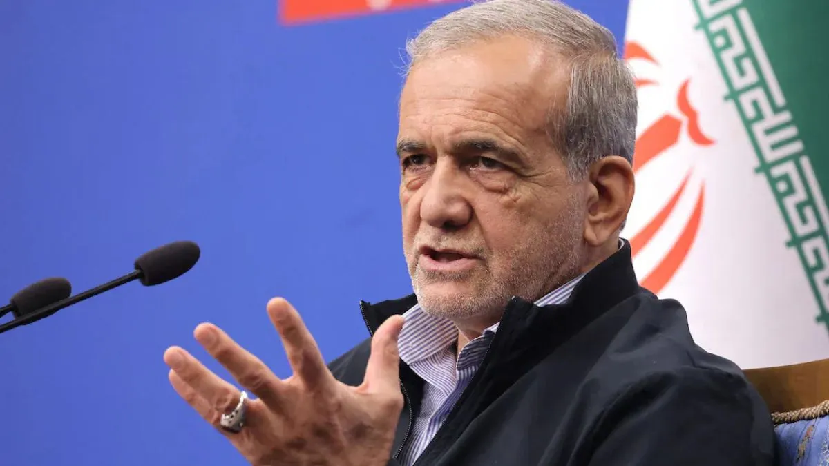 Iranian President Masoud Pezeshkian. 