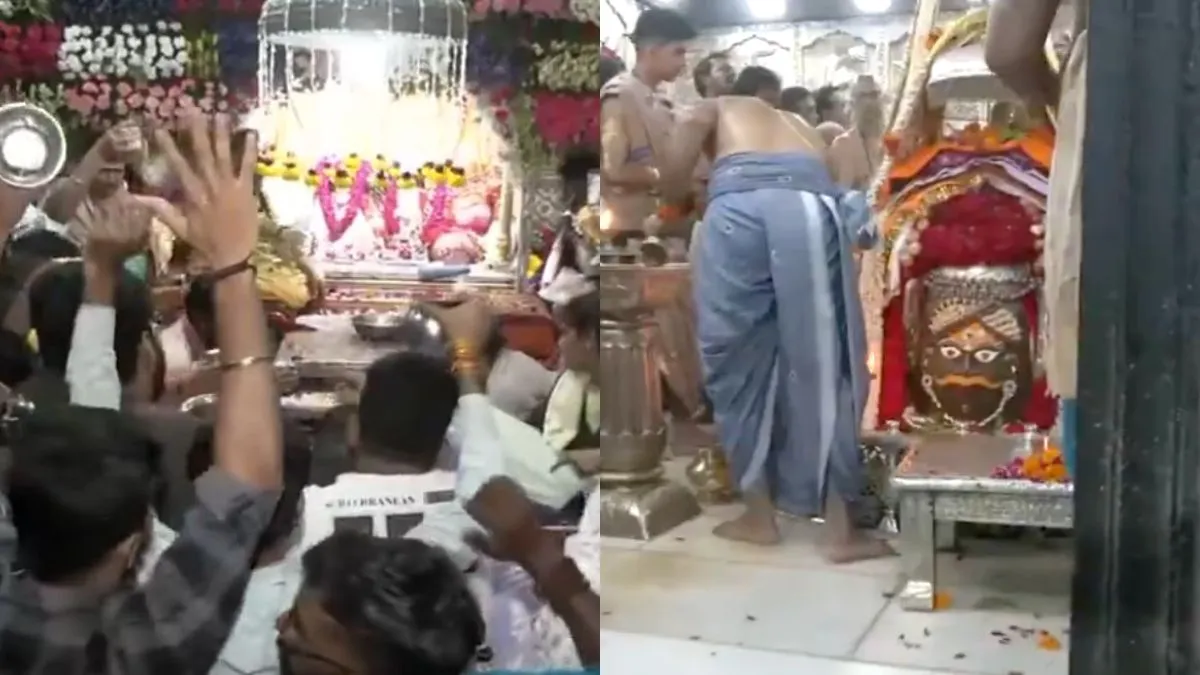 Devotees celebrate first Monday of Sawan. 