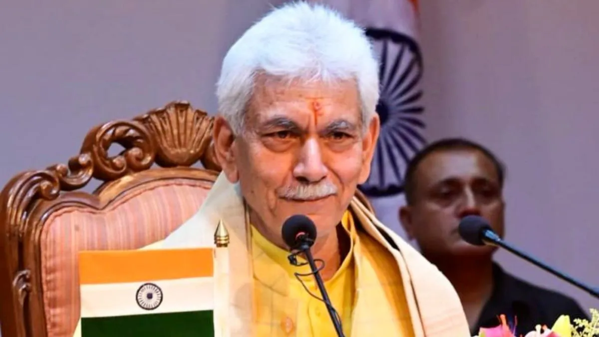 LG Manoj Sinha.