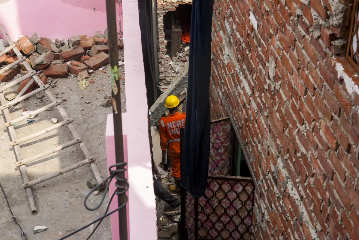 Seven fire tenders and rescue teams, including the National Disaster Response Force (NDRF), were deployed for the operation. 