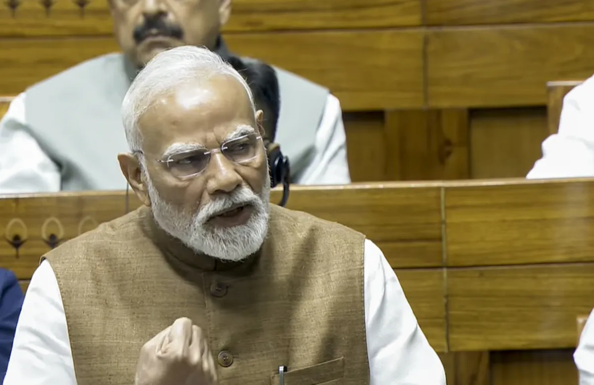 ‘No one stopped us, we struck on our own terms’, says PM Modi on Operation Sindoor in Lok Sabha on Tuesday.