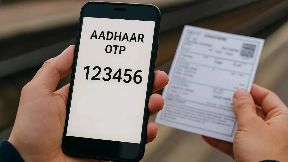 Aadhaar OTP verificationnow must for tatkal tickets