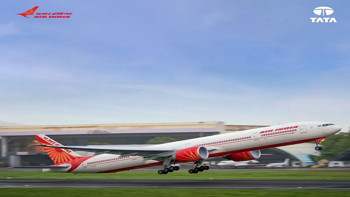 Air India flight. 