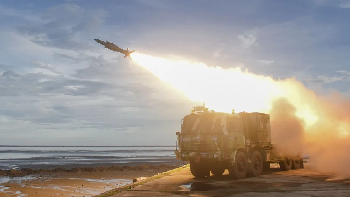 Indian Army struck two targets in the test firing of the Akash Prime air defence system