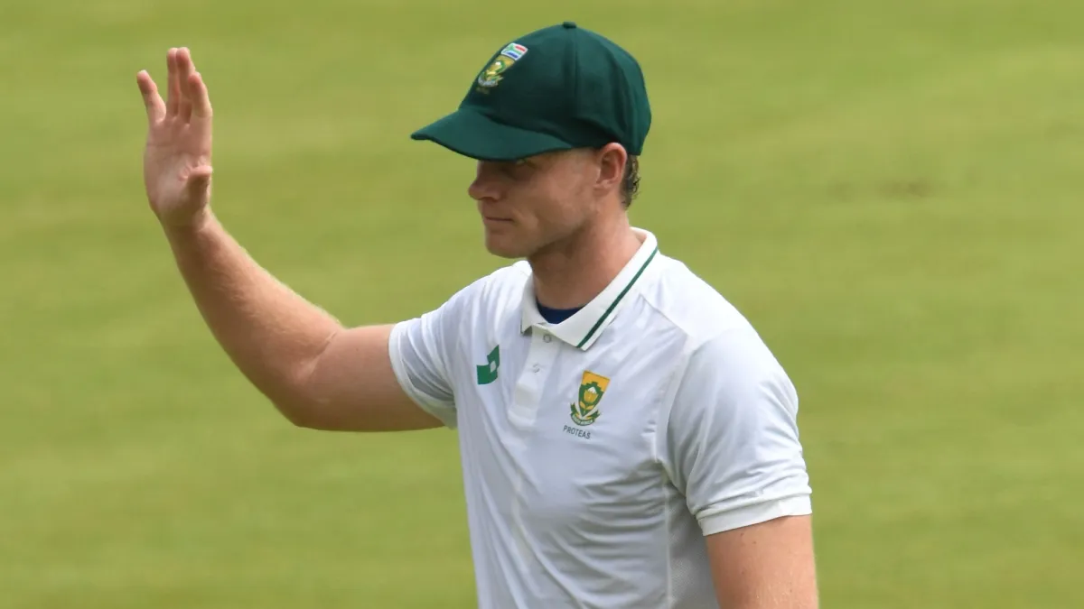 Corbin Bosch registered his maiden five-wicket haul in Tests, following a century in the first innings Corbin Bosch registered his maiden five-wicket haul in Tests, following a century in the first innings