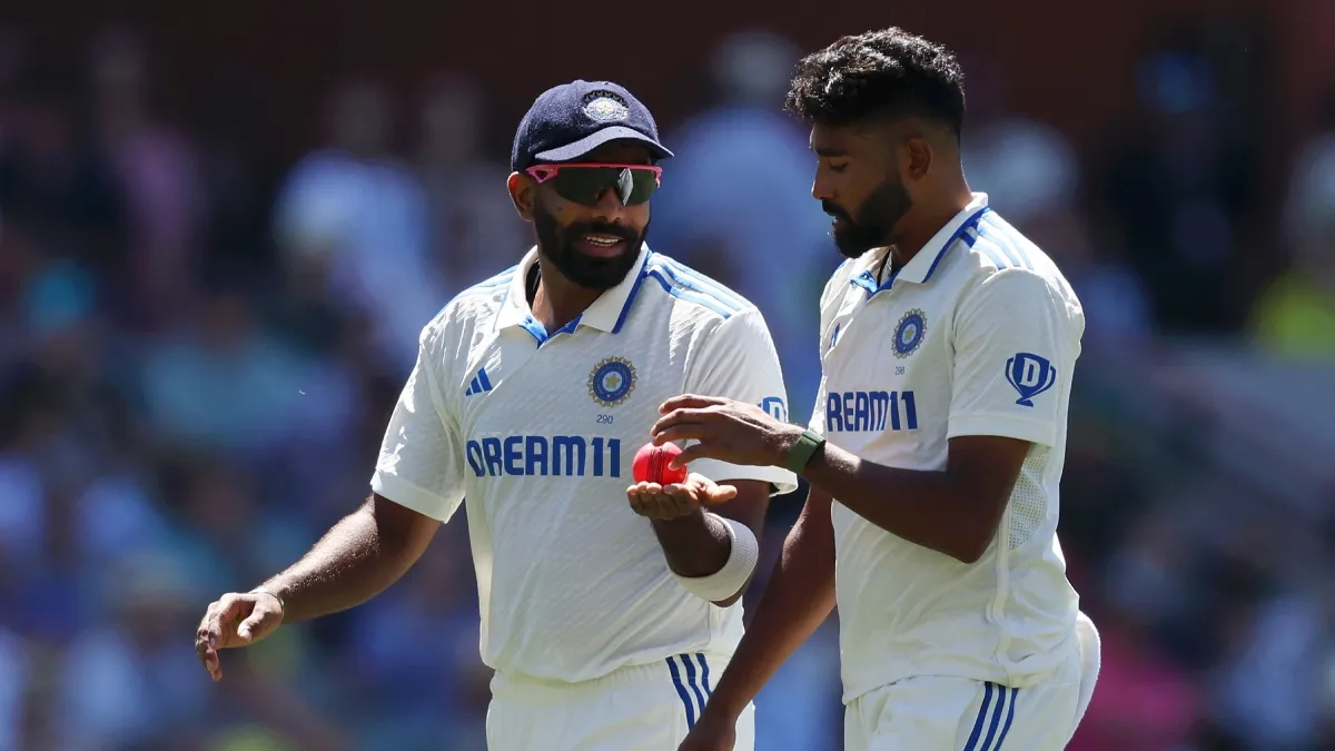 Jasprit Bumrah and Mohammed Siraj.