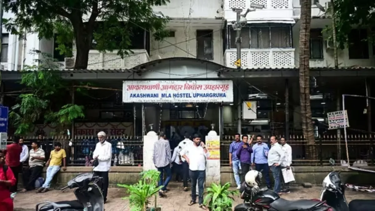 A view of the Akashwani canteen serving MLA hostel near Mantralaya, in Mumbai on Wednesday. 