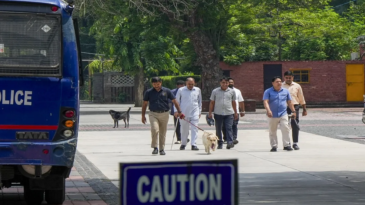 Bomb threats disrupt schools in Delhi again.