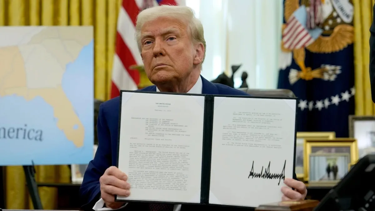 US President Donald Trump 