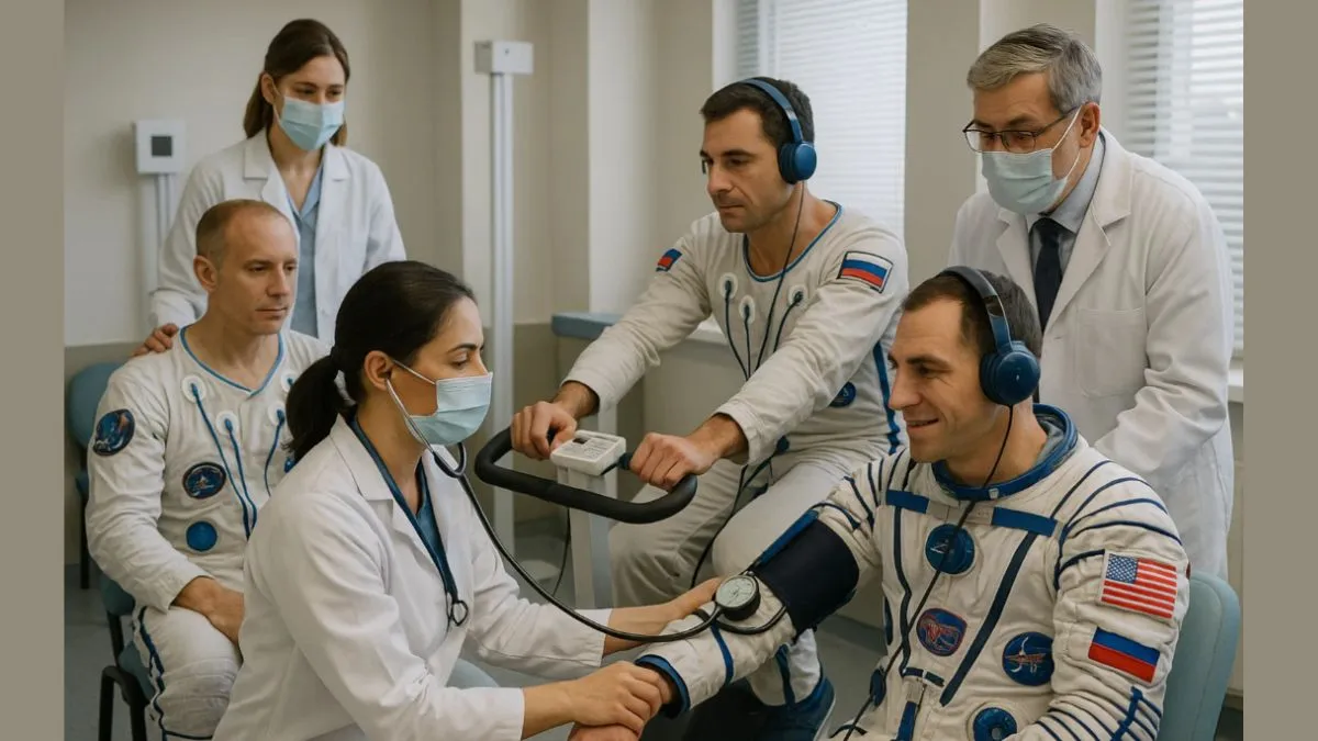 Astronaut back from space