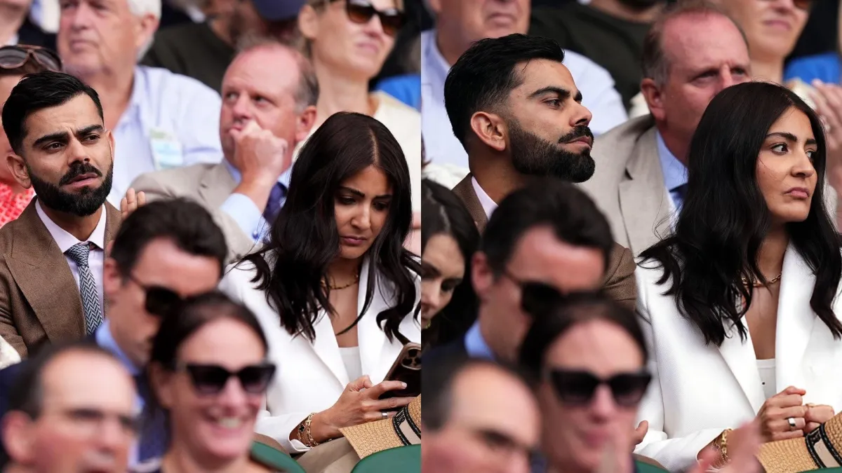 Anushka Sharma and Virat Kohli at Wimbledon Anushka Sharma and Virat Kohli