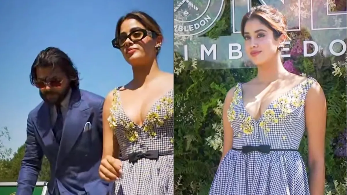 Janhvi Kapoor attends Wimbledon with Shikhar Pahariya