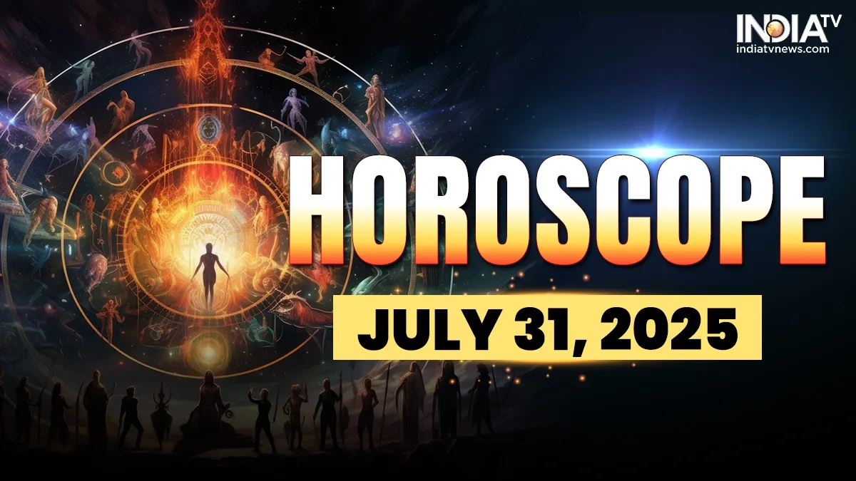 Your daily horoscope for Thursday, 31 July 2025 — love, career, luck, and more
