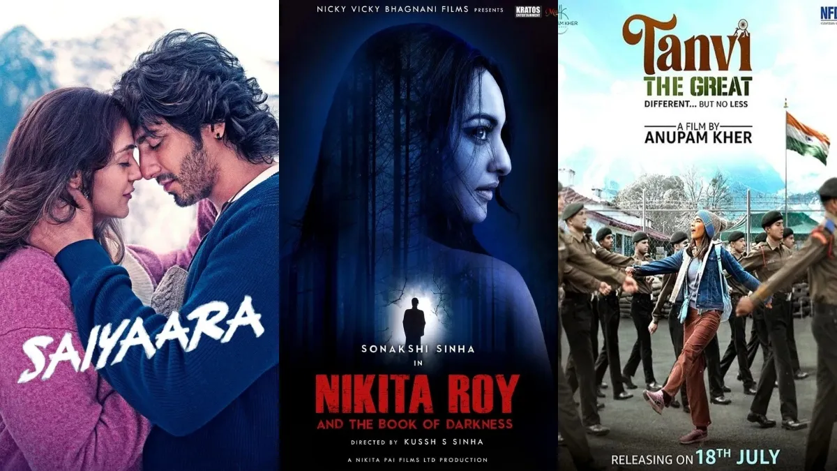 Know 'Saiyaara', 'Nikita Roy', and 'Tanvi The Great' box office collections on day 1 here