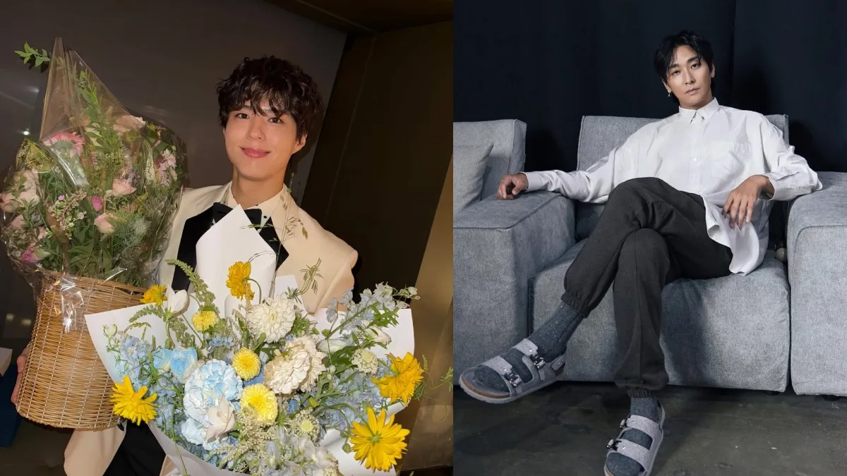 Korean actors Park Bo Gum and Ju Ji-Hoon