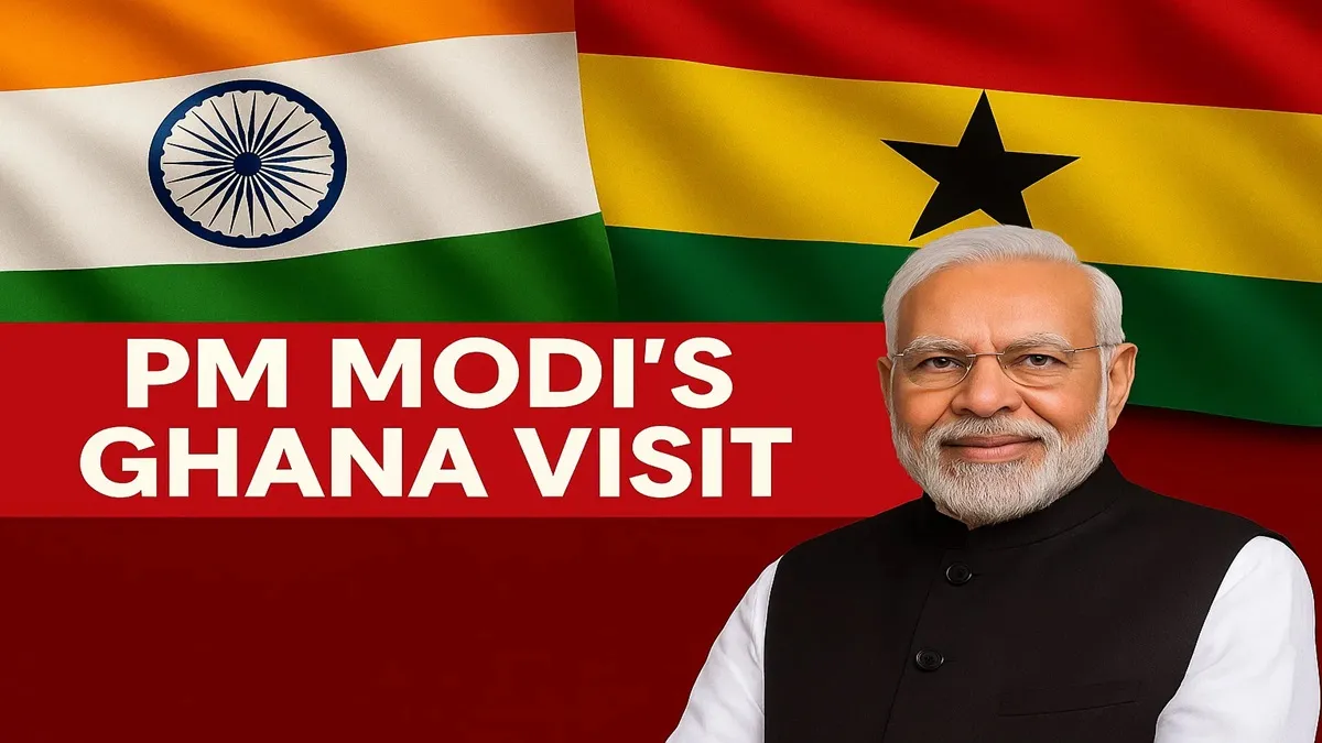 Prime Minister Narendra Modi's upcoming visit to Ghana from July 2-3, 2025