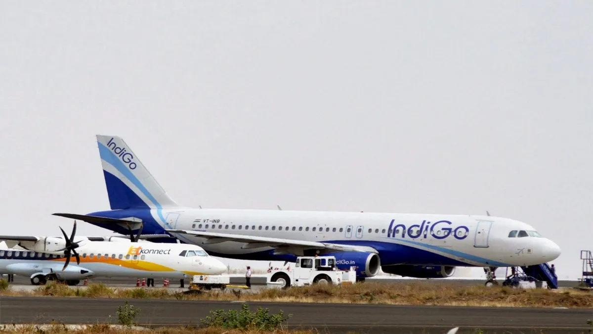 IndiGo flight.