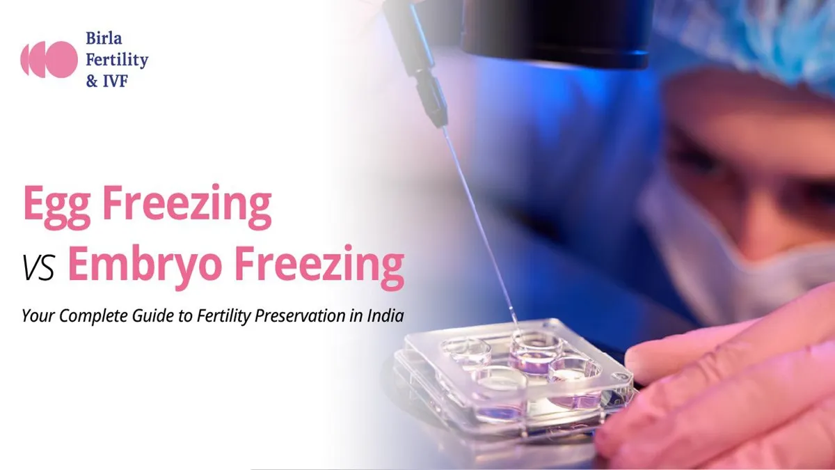 Egg freezing vs embryo freezing. 