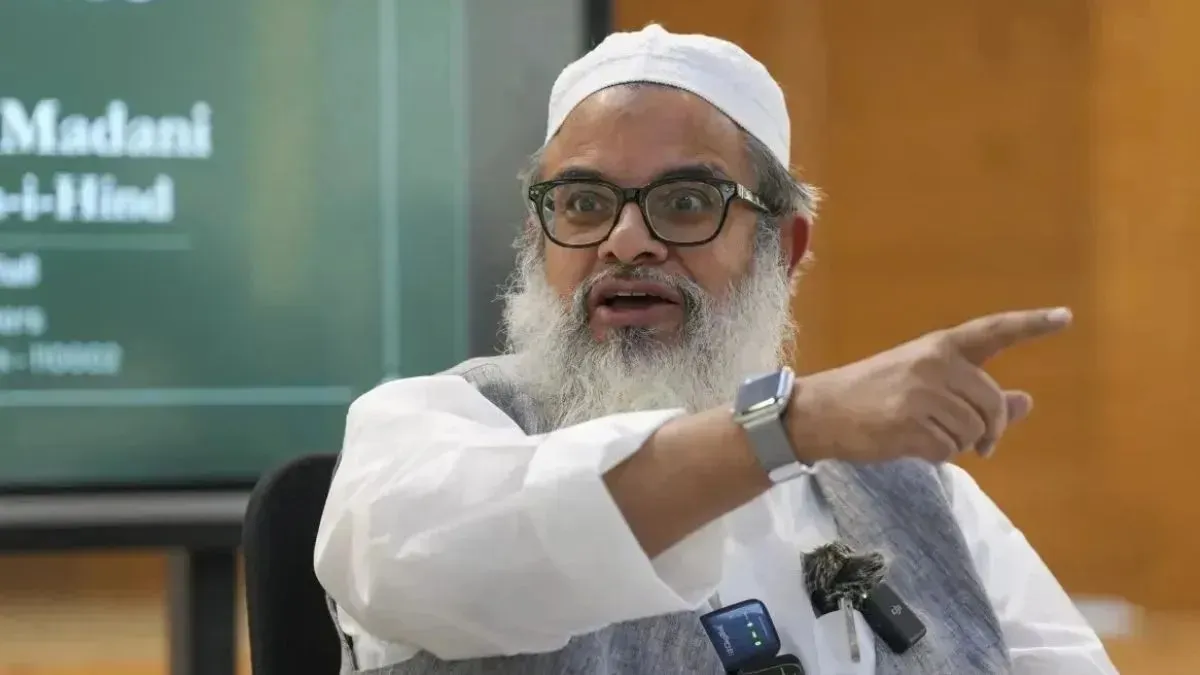 Jamiat Ulama-i-Hind president Maulana Mahmood Madani. 

