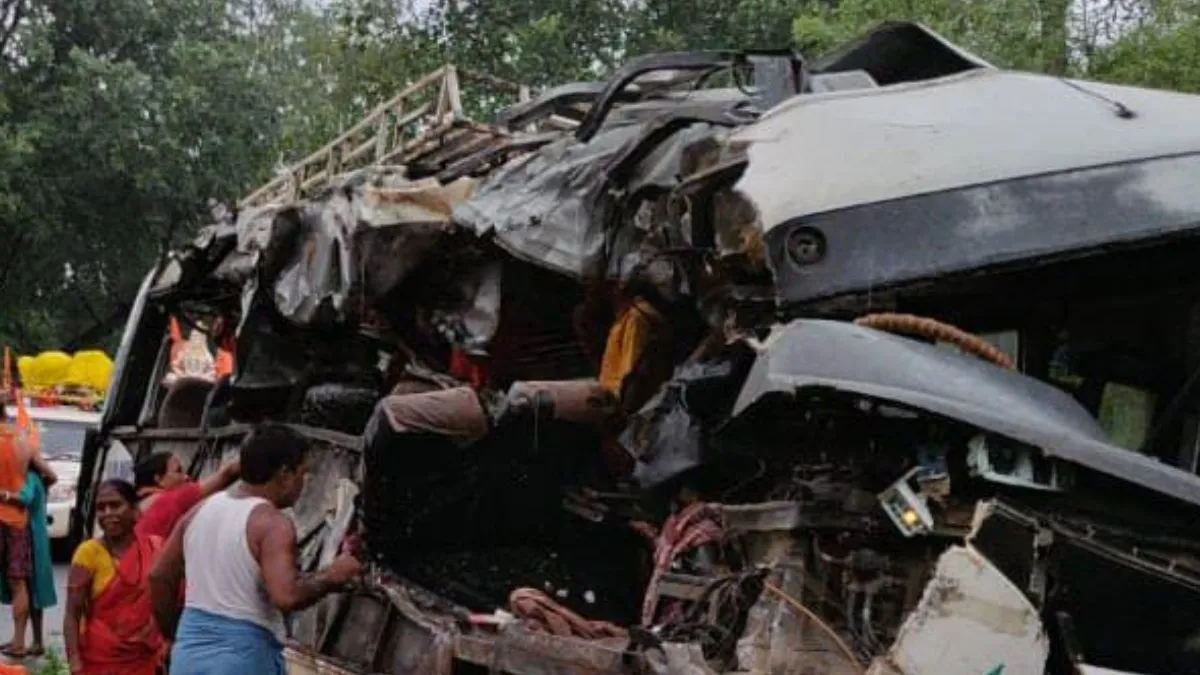 Visuals from the accident site 