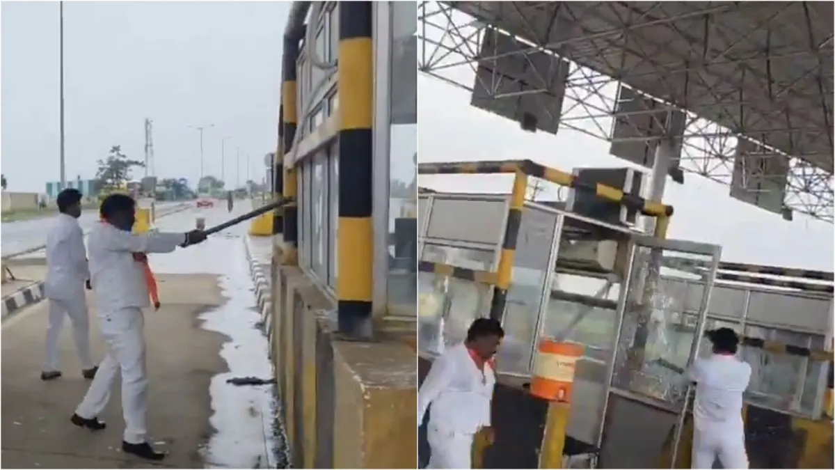 Screengrabs of the video gone viral on social media
